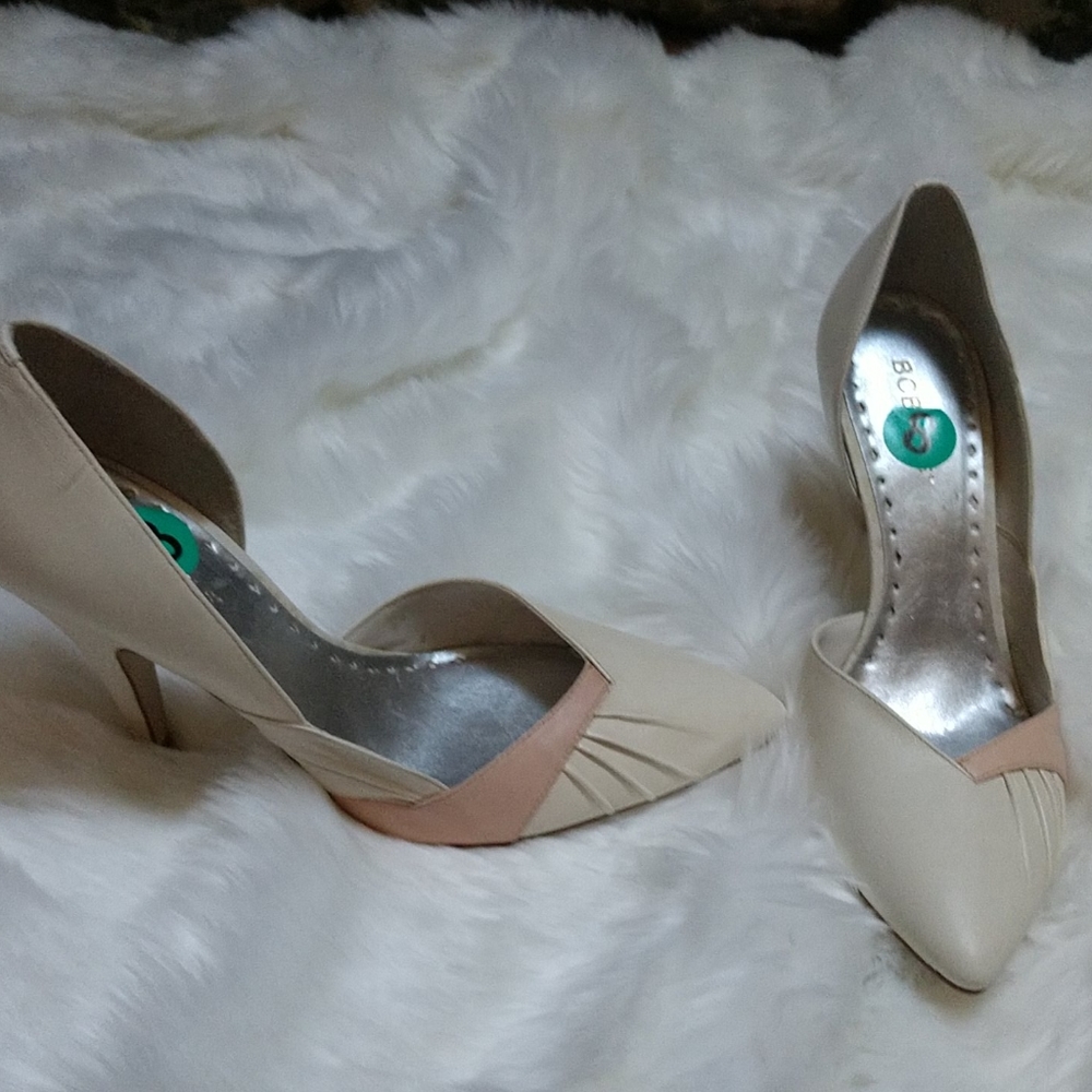 BCBGirls D'orsay 2 Tone Pumps Nearly New